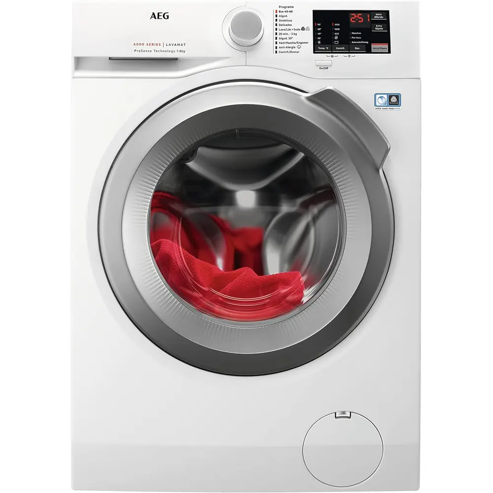 Lavadora AEG 6000 Series Lavamat Prosense Technology
