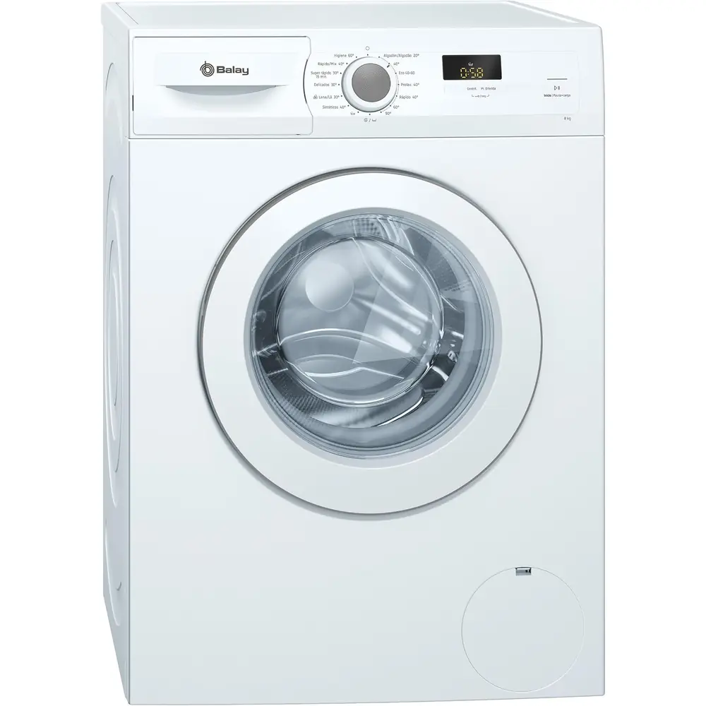 Lavadora Balay 8 kg 3TS080BE