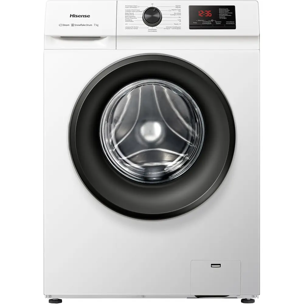 Lavadora Hisense 7 kg WFVB7012EM