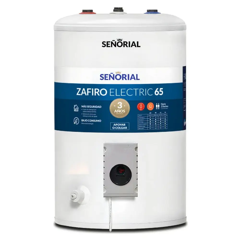Termotanque Eléctrico Señorial 65 Litros TESZP-6