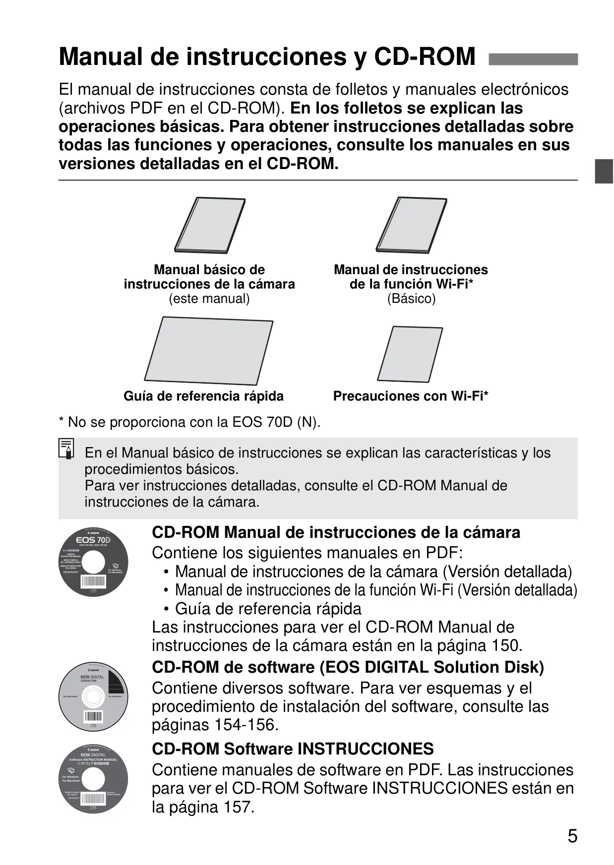 Manual de Cámara Canon EOS 70D en Español (164 Páginas)