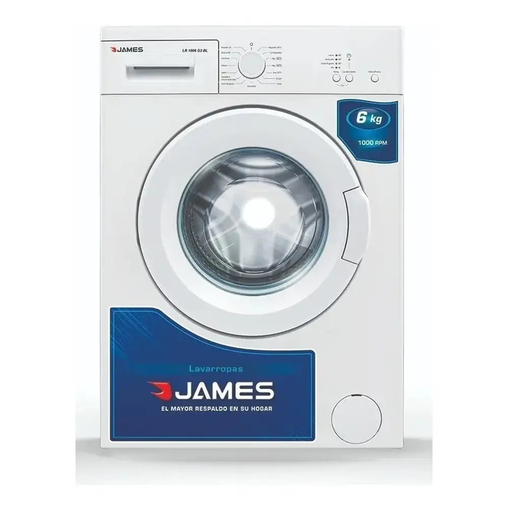 Lavarropas James 6 kg LR 1006 G2