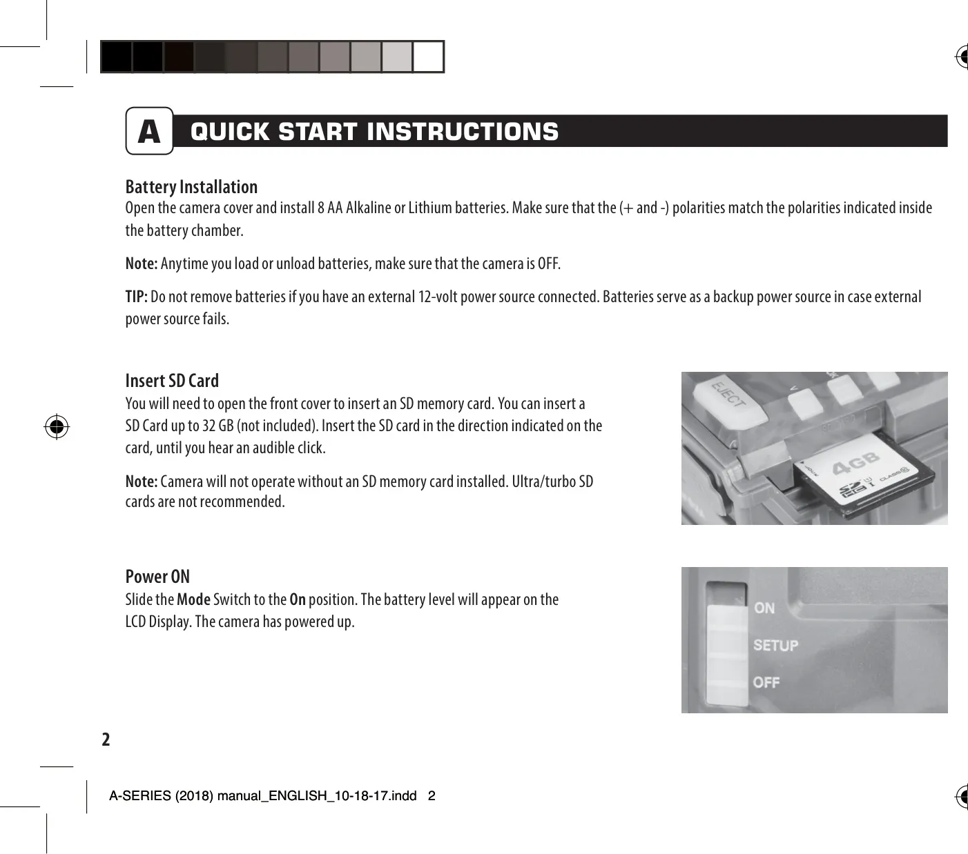 Moultrie A-40i PRO (MCG-13272) Instruction Manual (8 Pages)