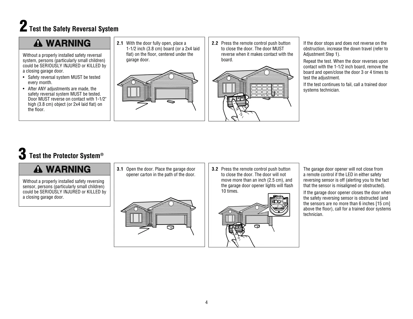 Chamberlain 045ACT Receiver Logic Board Manual (4 Pages)