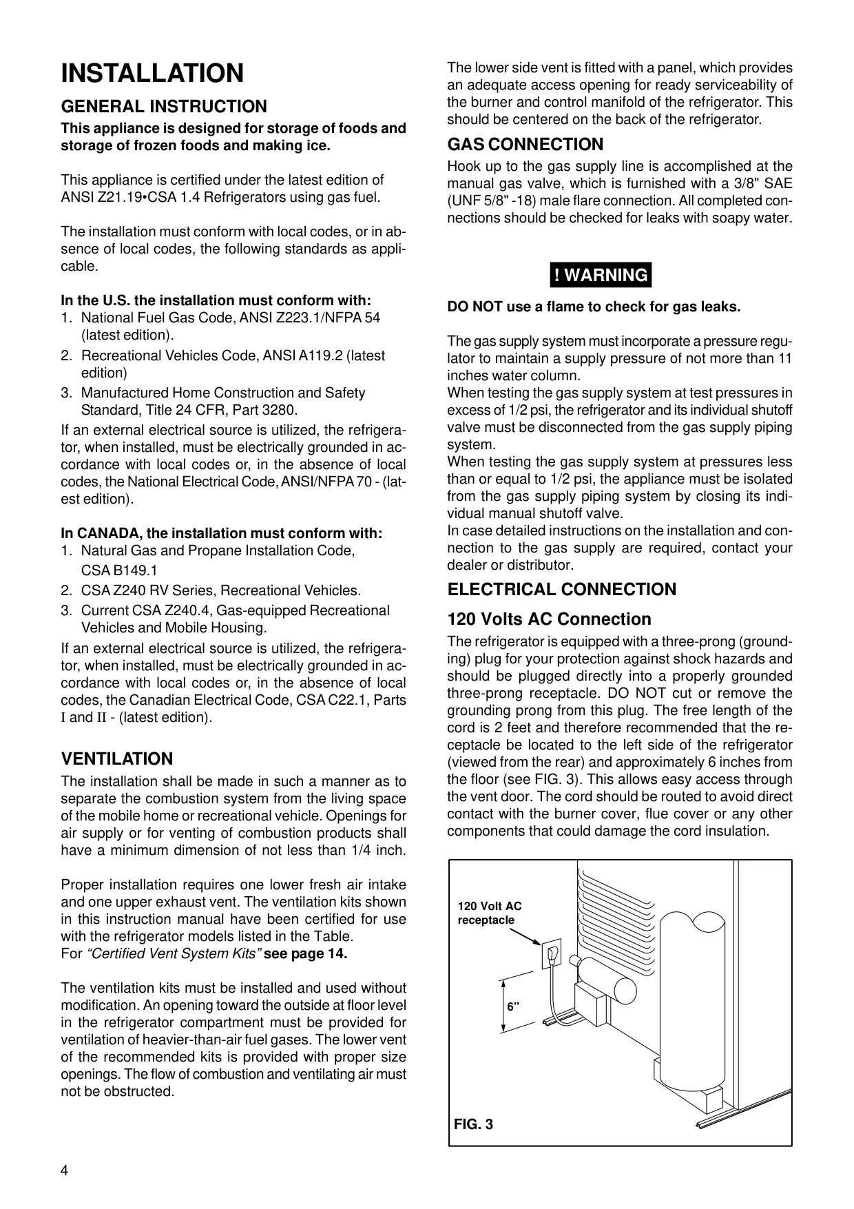 Dometic DM3862 Refrigerator Instruction Manual (16 Pages)