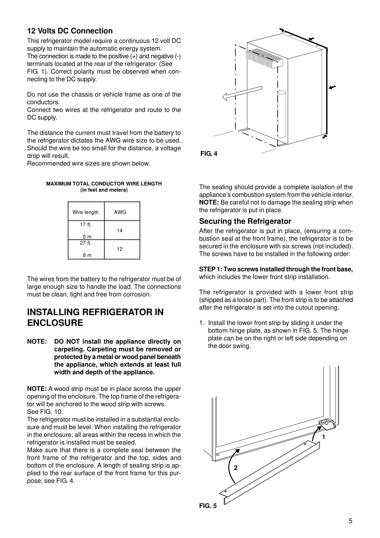 Dometic DM3862 Refrigerator Instruction Manual (16 Pages)