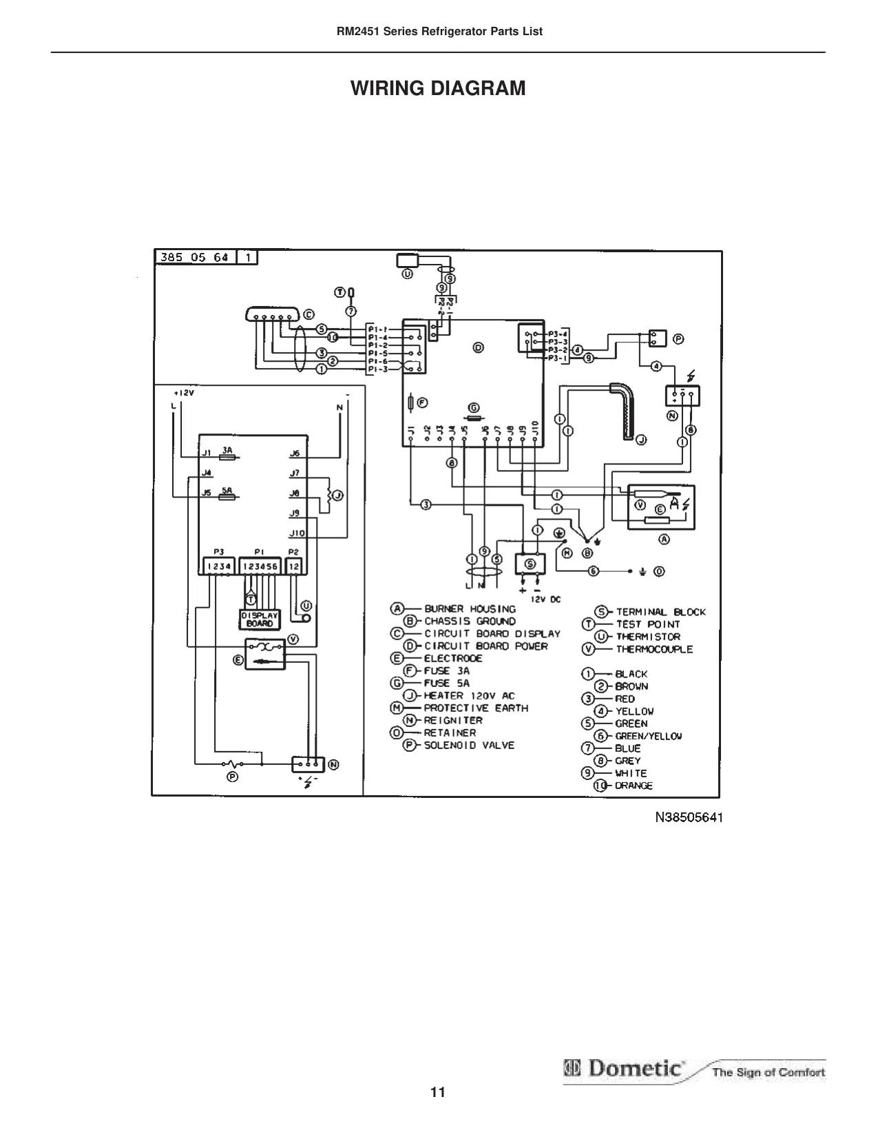 Dometic RM2451 Refrigerator Instruction Manual (16 Pages)