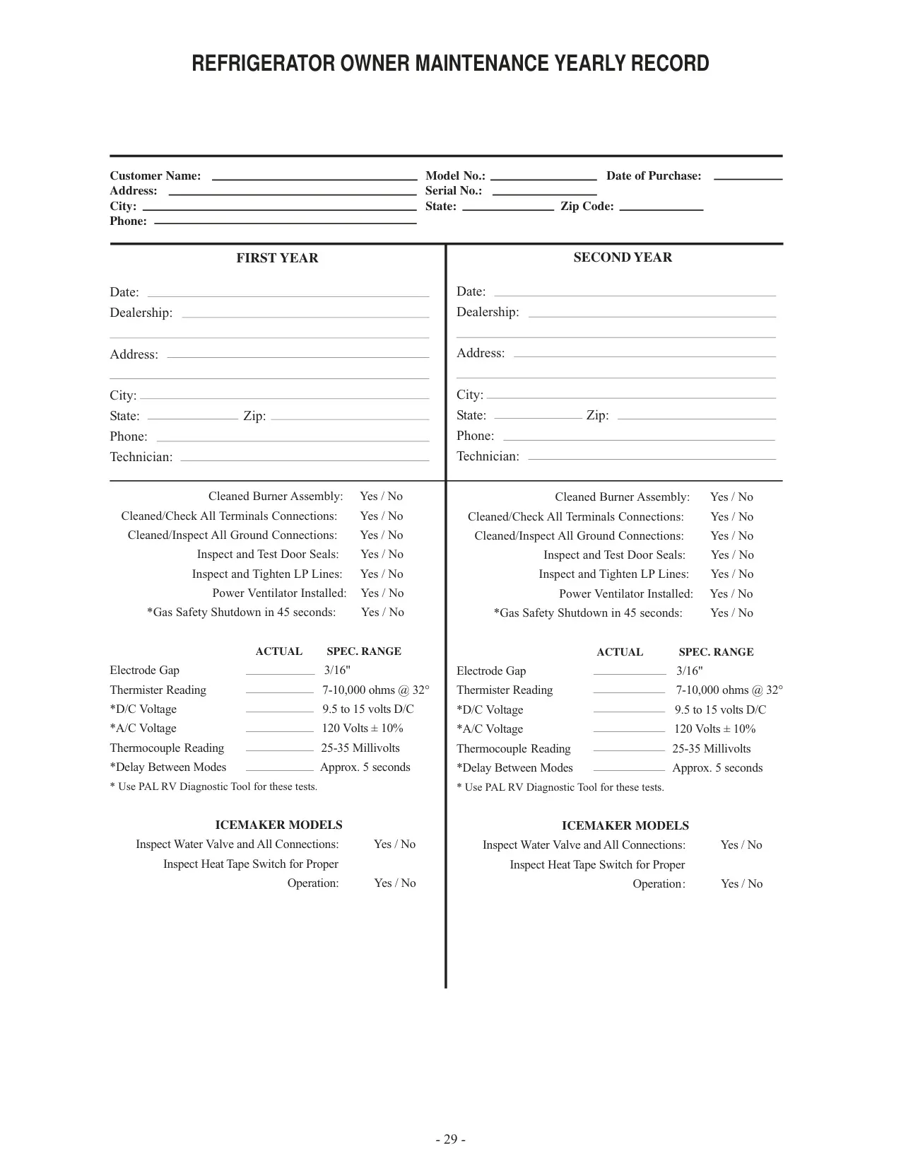 Dometic DM2862 Refrigerator Instruction Manual (40 Pages)