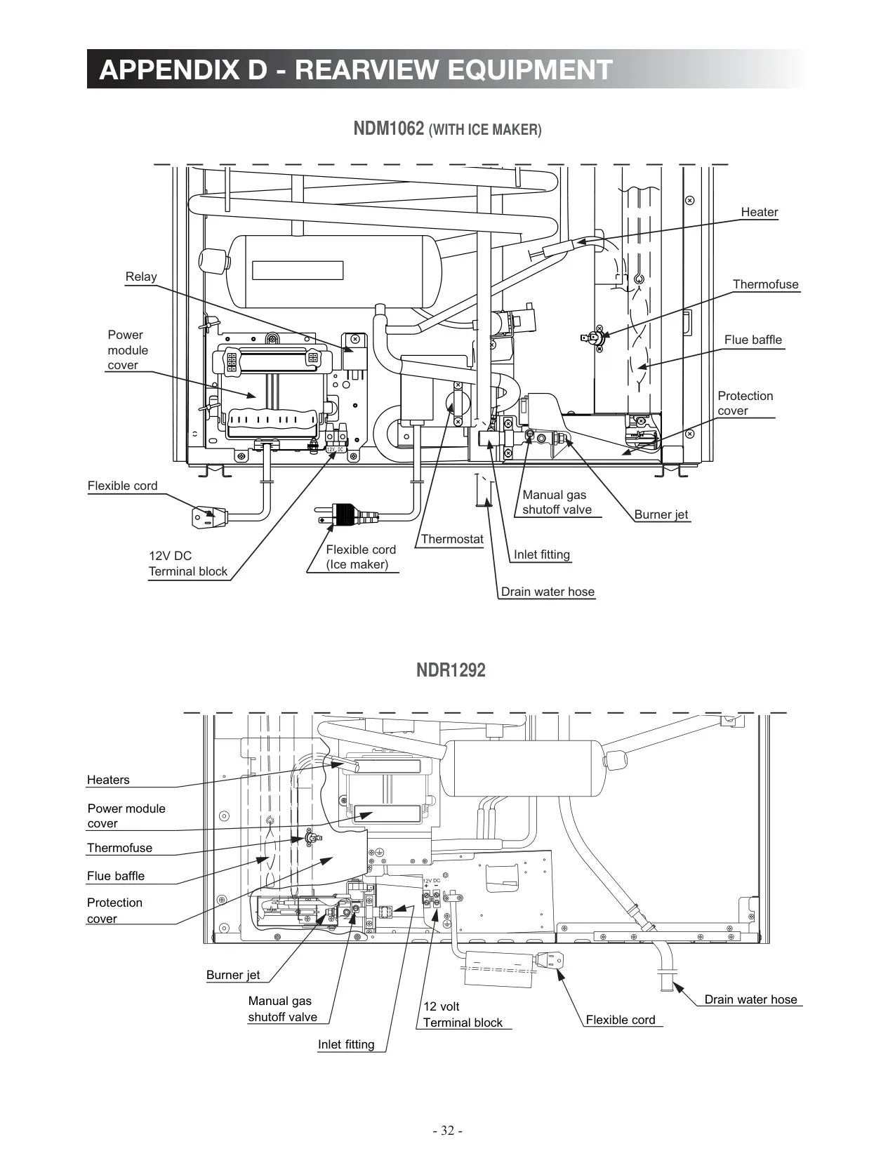 Dometic DM2862 Refrigerator Instruction Manual (40 Pages)